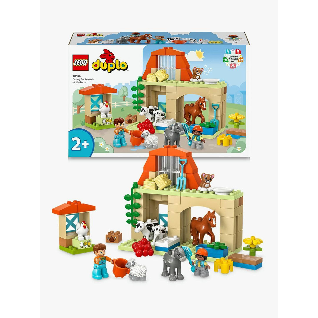 LEGO DUPLO stad dieren verzorgen op de boerderij