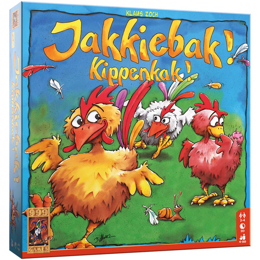 999 games bordspel jakkiebak! kippenkak! | 999-JAK04 | 