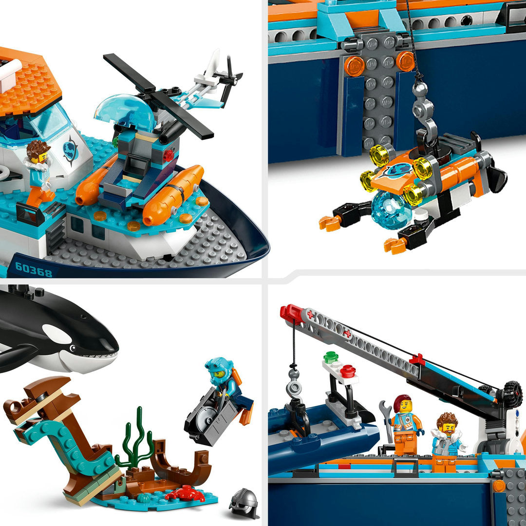 LEGO city poolonderzoeksschip  bouw- en speelset (815 onderdelen)