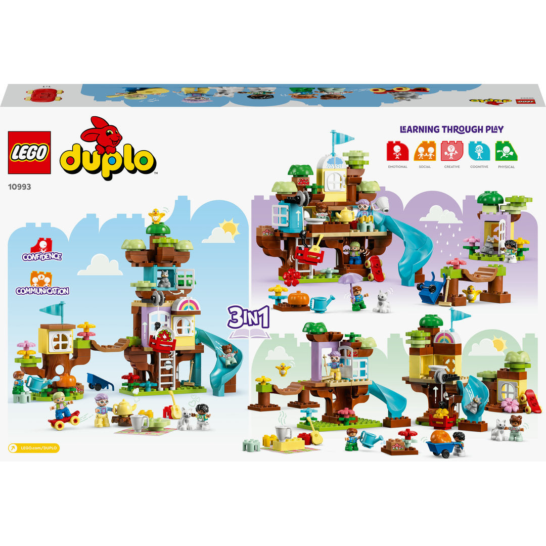 LEGO DUPLO 3-in-1 boomhut (126 onderdelen)