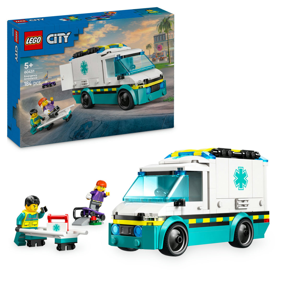 LEGO city ambulance bouw- en speelset