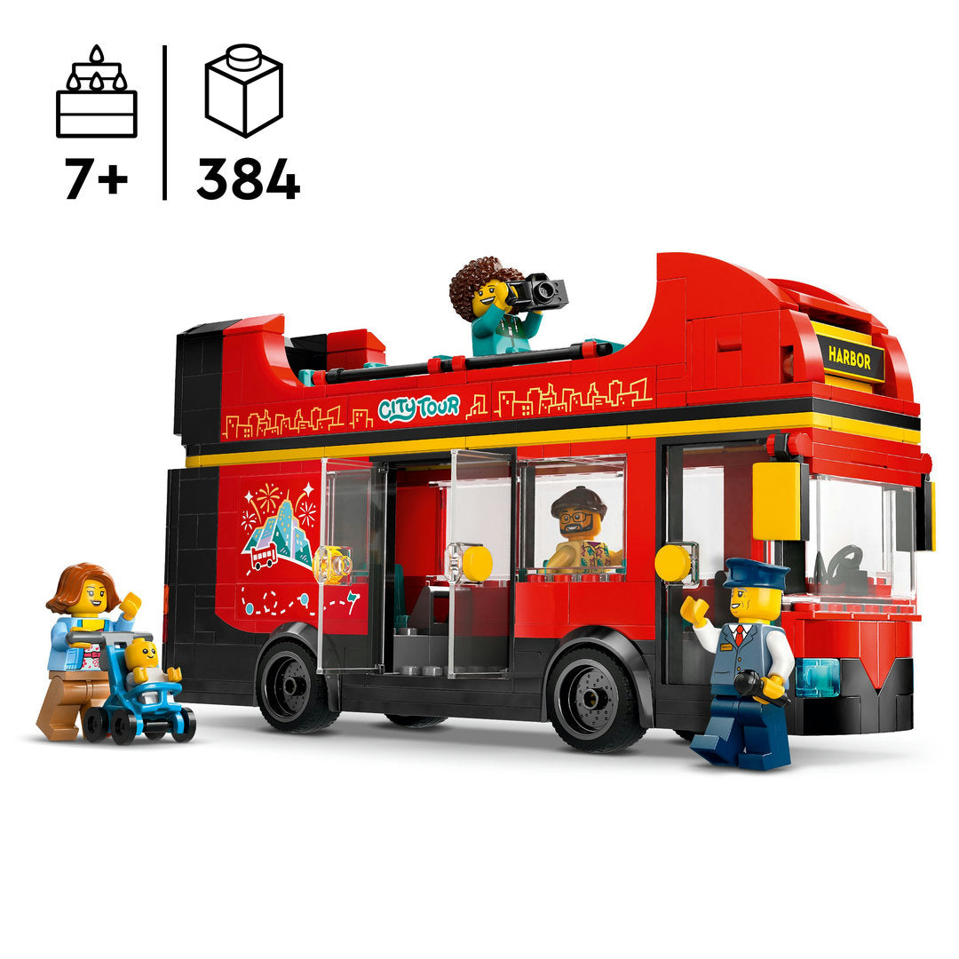 LEGO city toeristische rode dubbeldekker