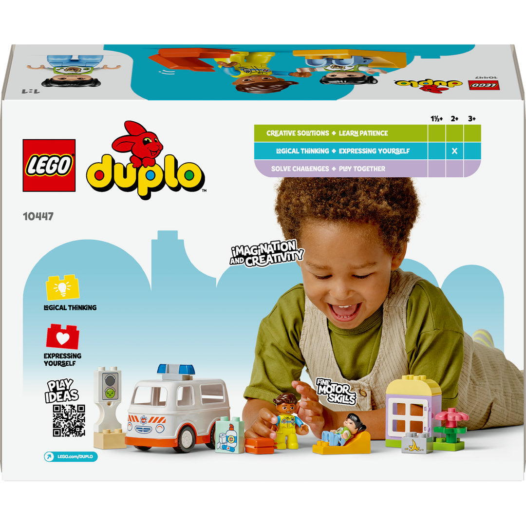LEGO DUPLO ambulance met chauffeur voor fantasiespel