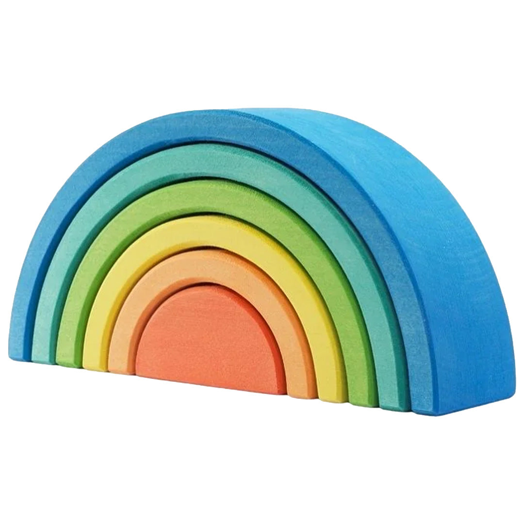 ocamora regenboog stapeltoren blauw - 6 bogen - 23 cm | A-0609