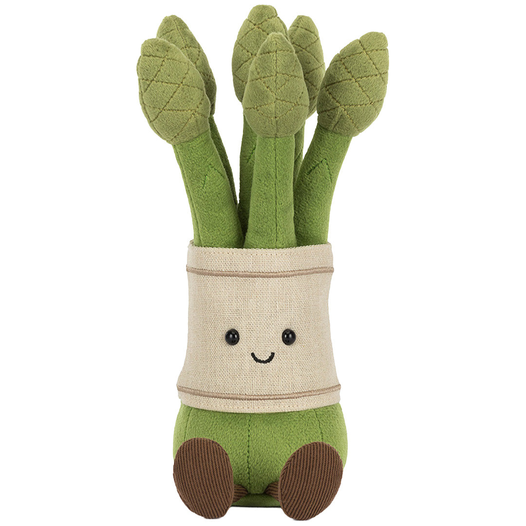 jellycat amuseables knuffelplant asparagus - 19 cm | A2ASP | 3