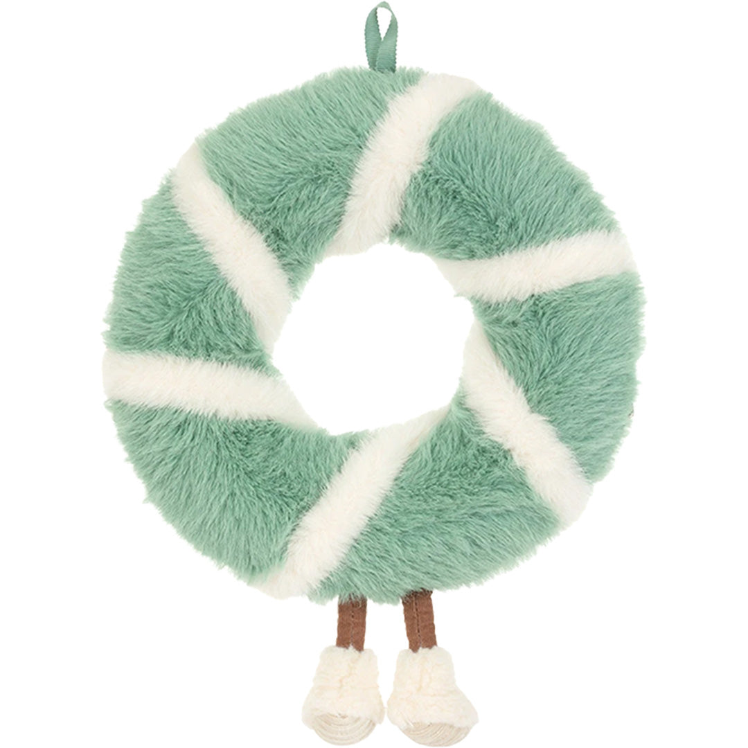 jellycat amuseable knuffelkerstkrans - 34 cm | A2AW | 2