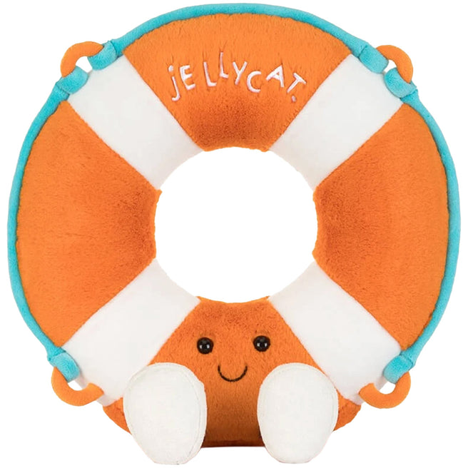 jellycat amuseables knuffelboei life ring - 33 cm | A2LF | 