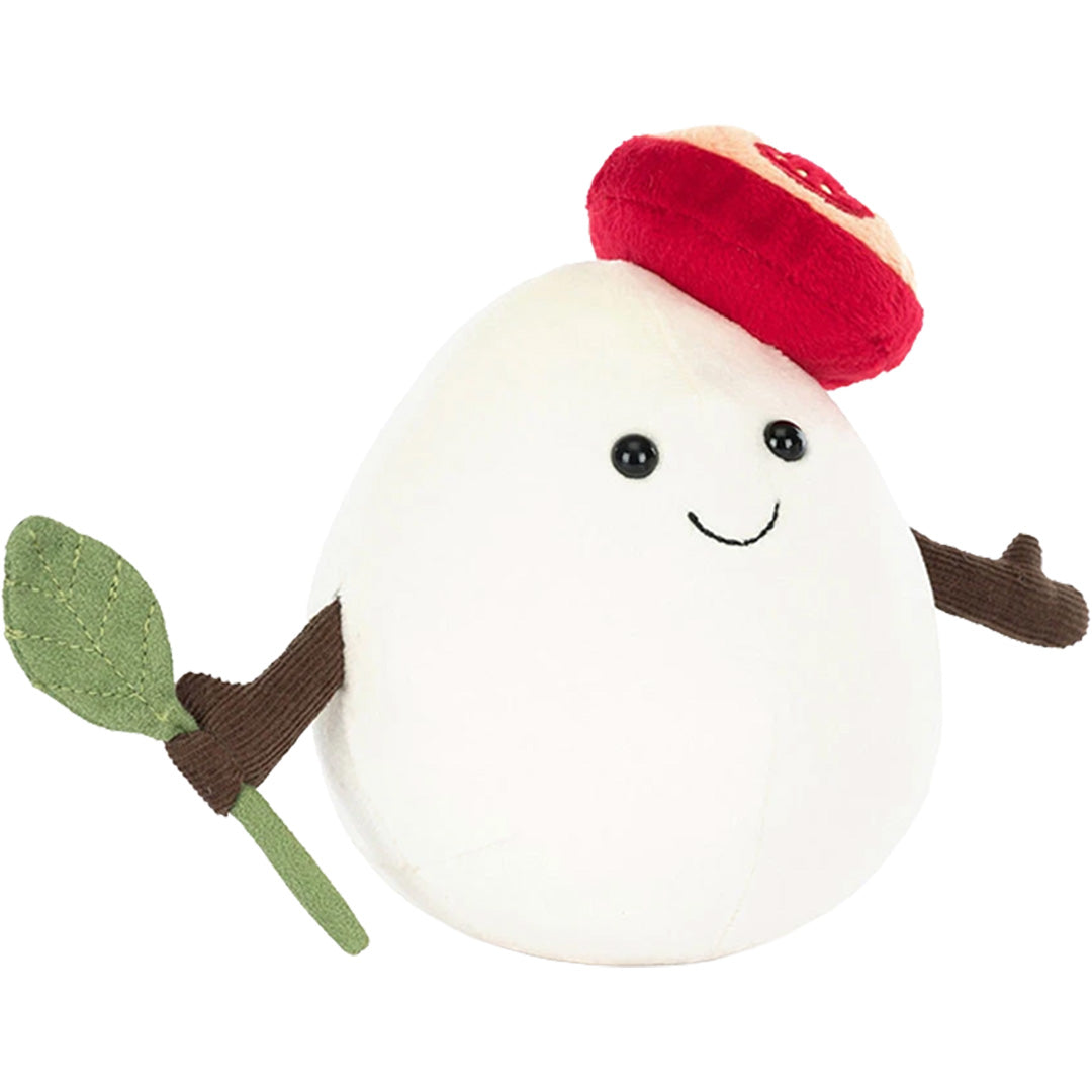 jellycat amuseables knuffelmozzarella - 14 cm | A2MOZZ | 4