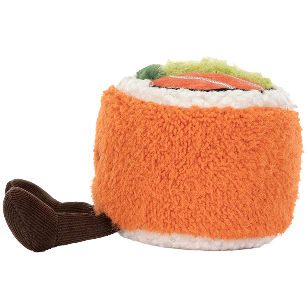 jellycat amuseables knuffelsushi codhi californian roll - 9 cm | A4CAL | 4