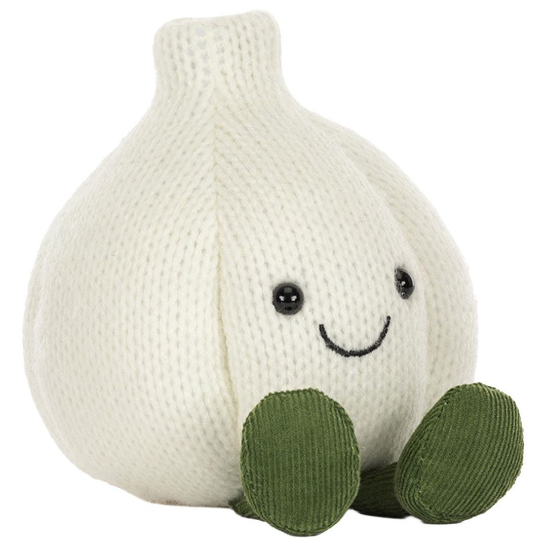 jellycat amuseables knuffelknoflook - 15 cm | A4GAR | 