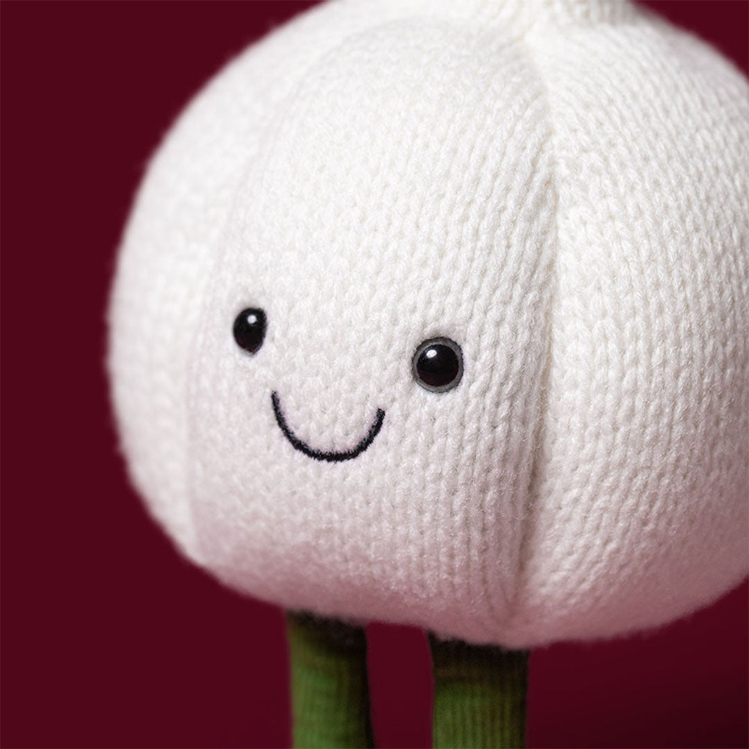 jellycat amuseables knuffelknoflook - 15 cm | A4GAR | 2