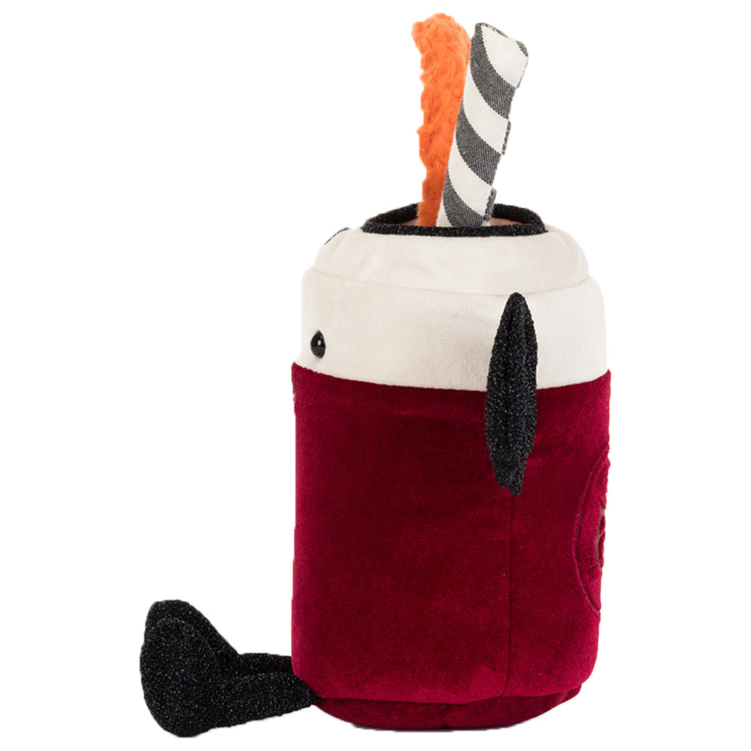 jellycat amuseables knuffelbeker vampop drink - 16 cm | A4HALD | 3