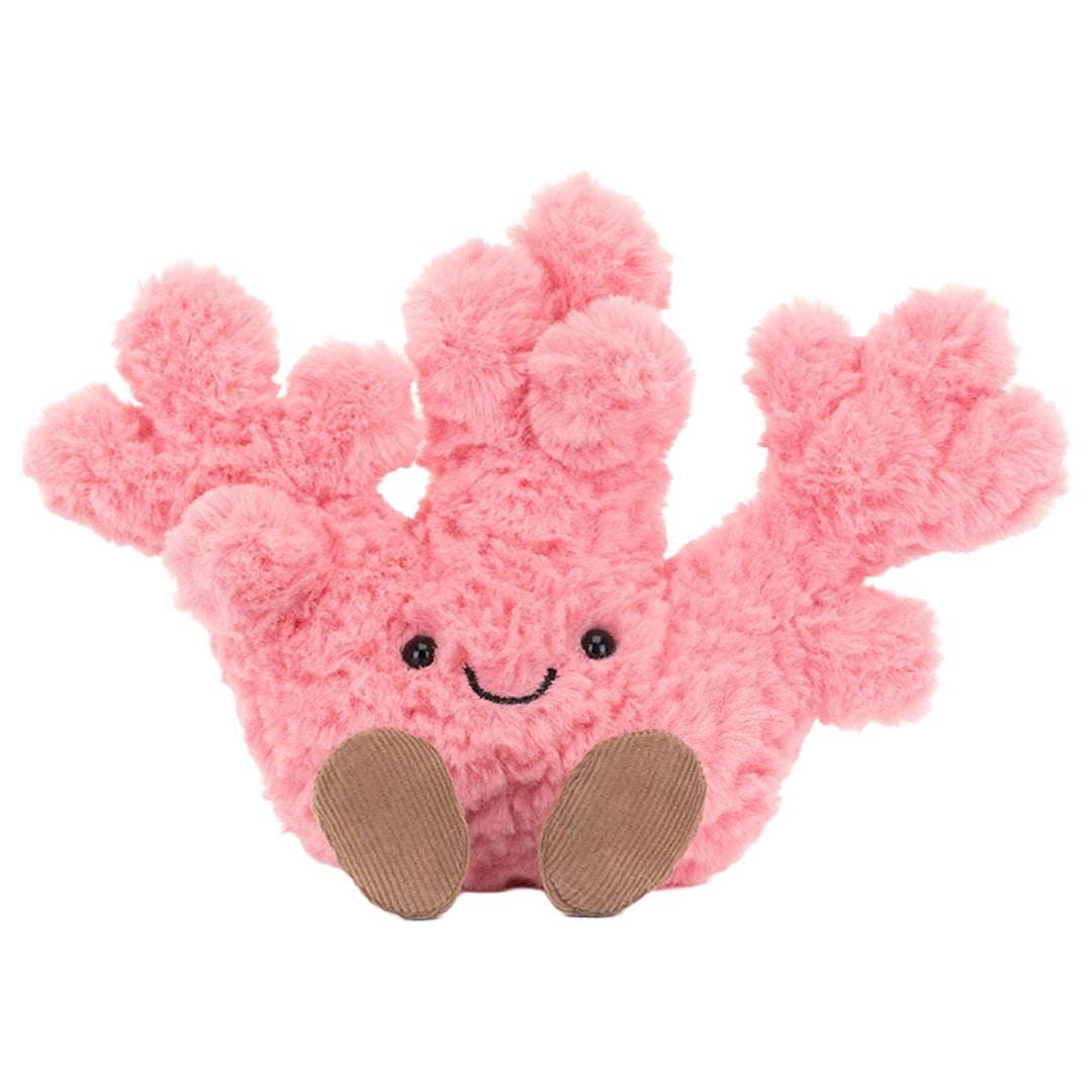 jellycat amuseables knuffelkoraal - 14 cm  | A6CRL | 