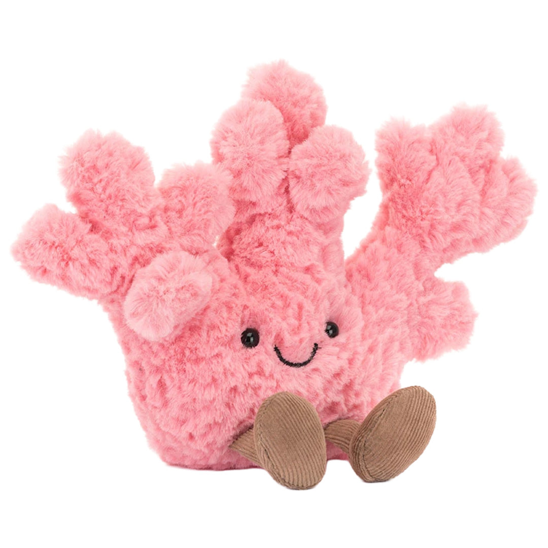 jellycat amuseables knuffelkoraal - 14 cm  | A6CRL | 4