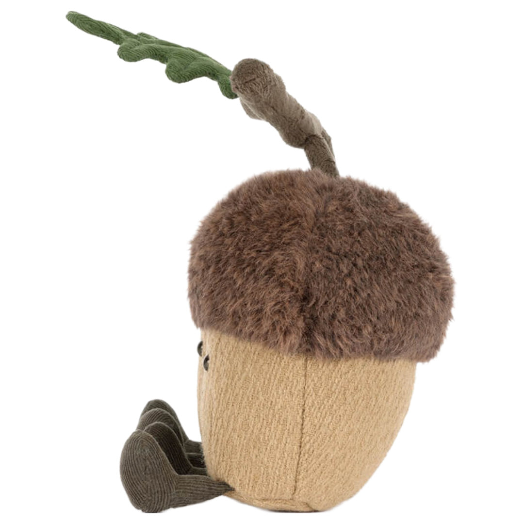 jellycat amuseables knuffeleikelnoten ort & tum acorns - 18 cm | A6PAC | 2