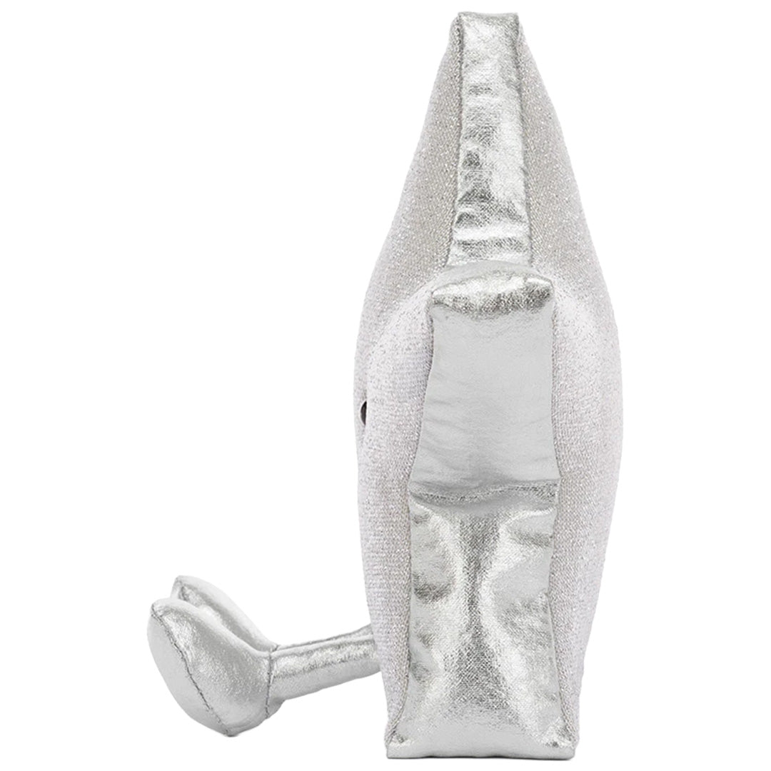 jellycat amuseable knuffelster silver - 17 cm
