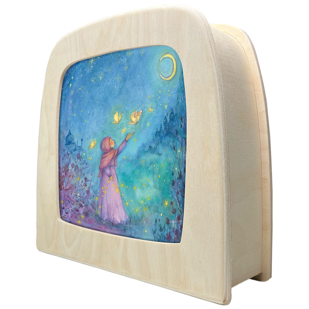 toverlux toverplaat voor toverlamp - luna butterflies | AI-SIL-LB | 2