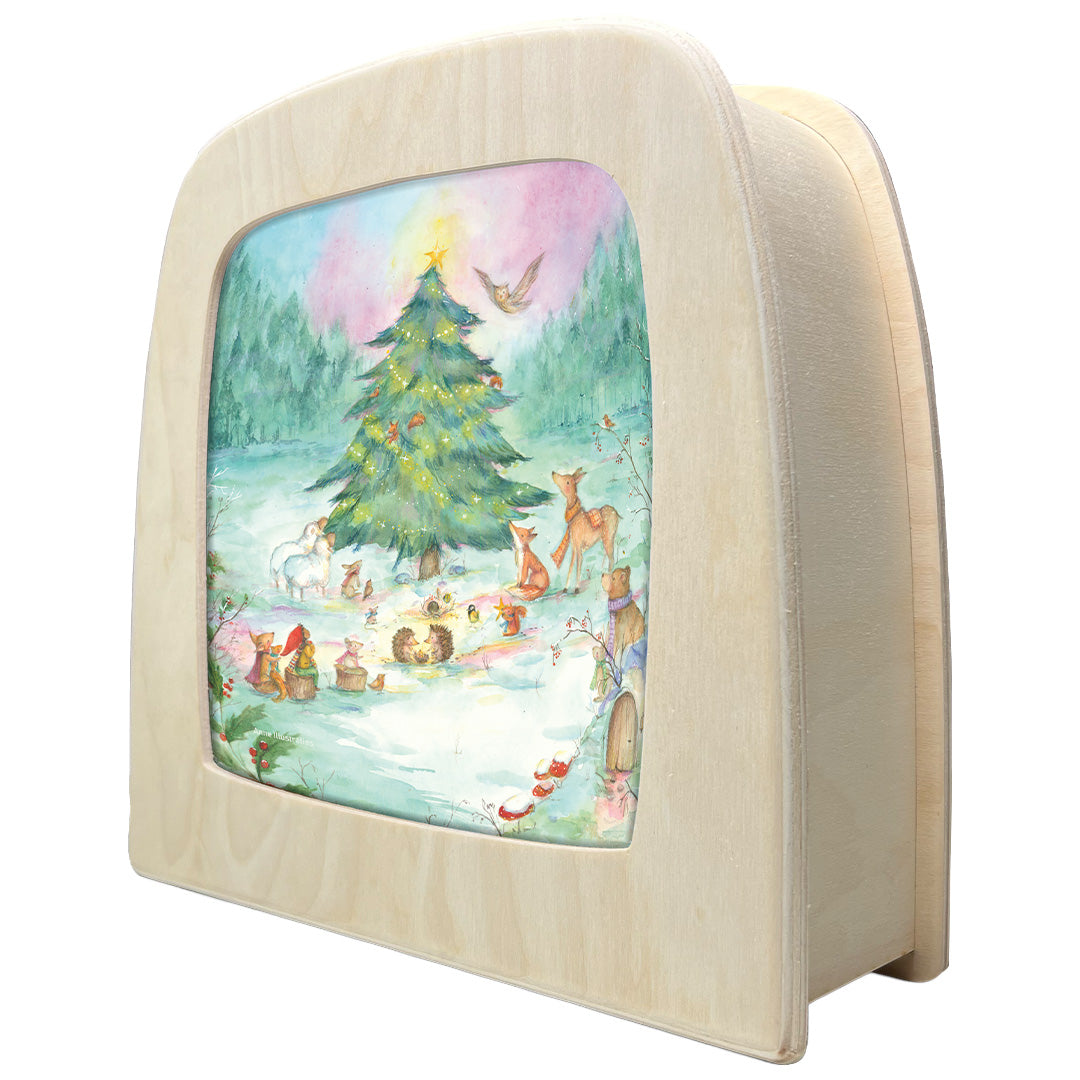toverlux toverplaat voor toverlamp - yuletree grove | AI-SIL-YG | 2