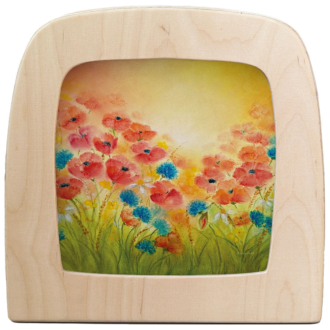 toverlux toverplaat voor toverlamp - poppy fields | BA-SIL-PF | 