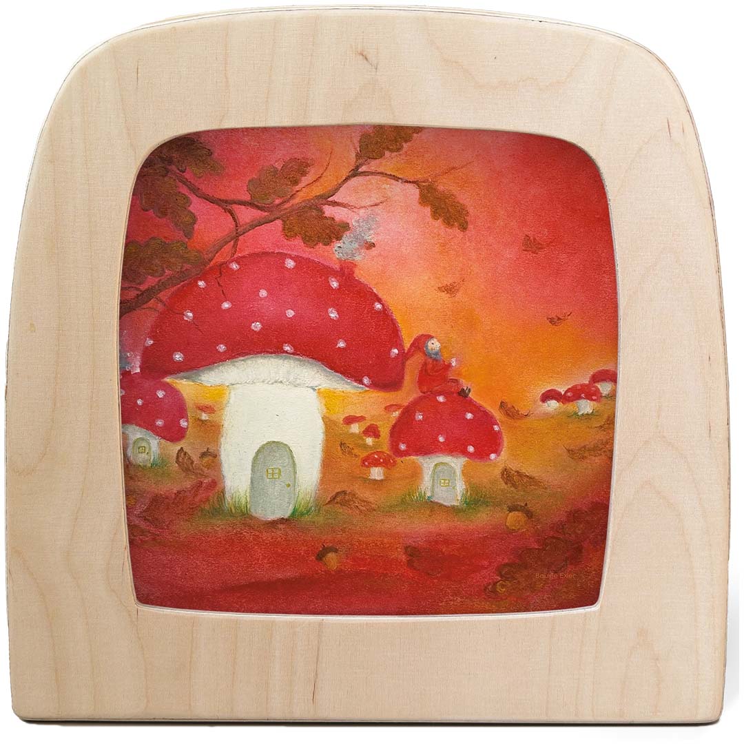 toverlux toverplaat voor toverlamp - red autumn | BA-SIL-RA | 