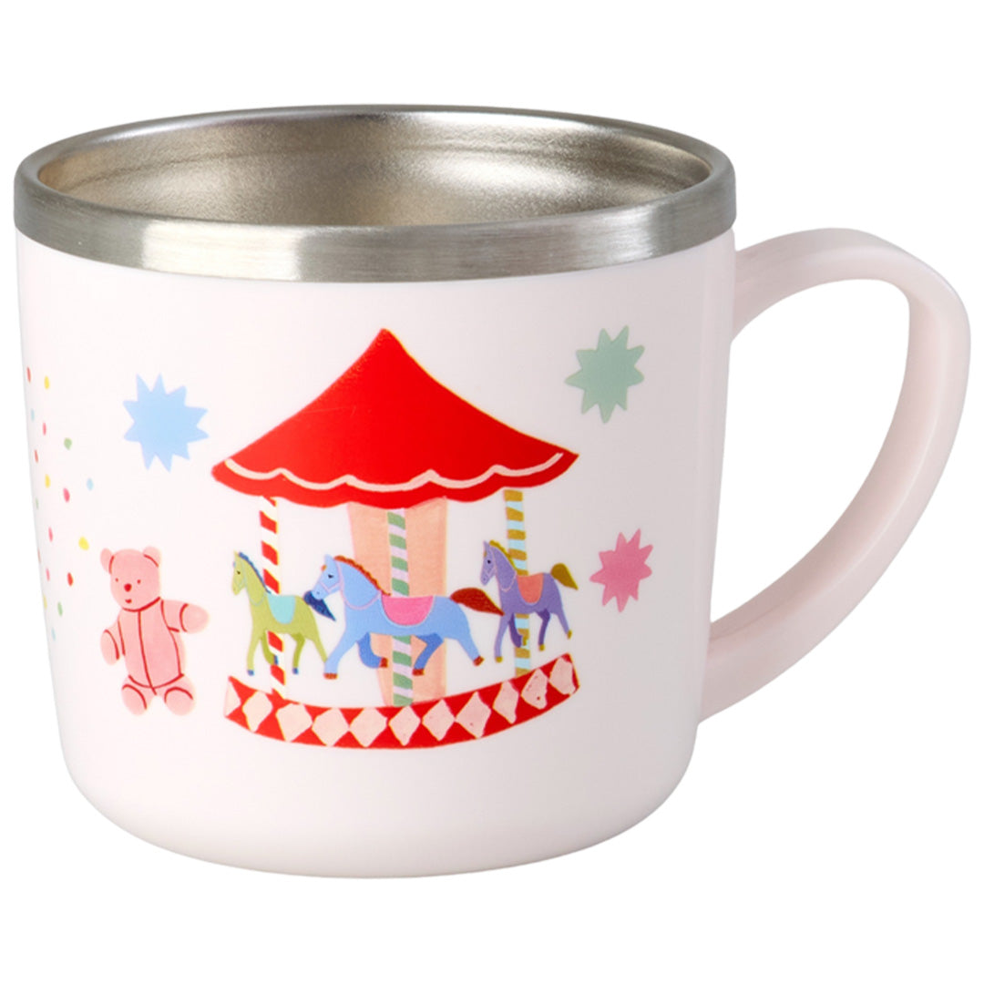 rice rvs kinderbeker fun fair - roze - 260 ml | BACUP-STFUFAI | 4