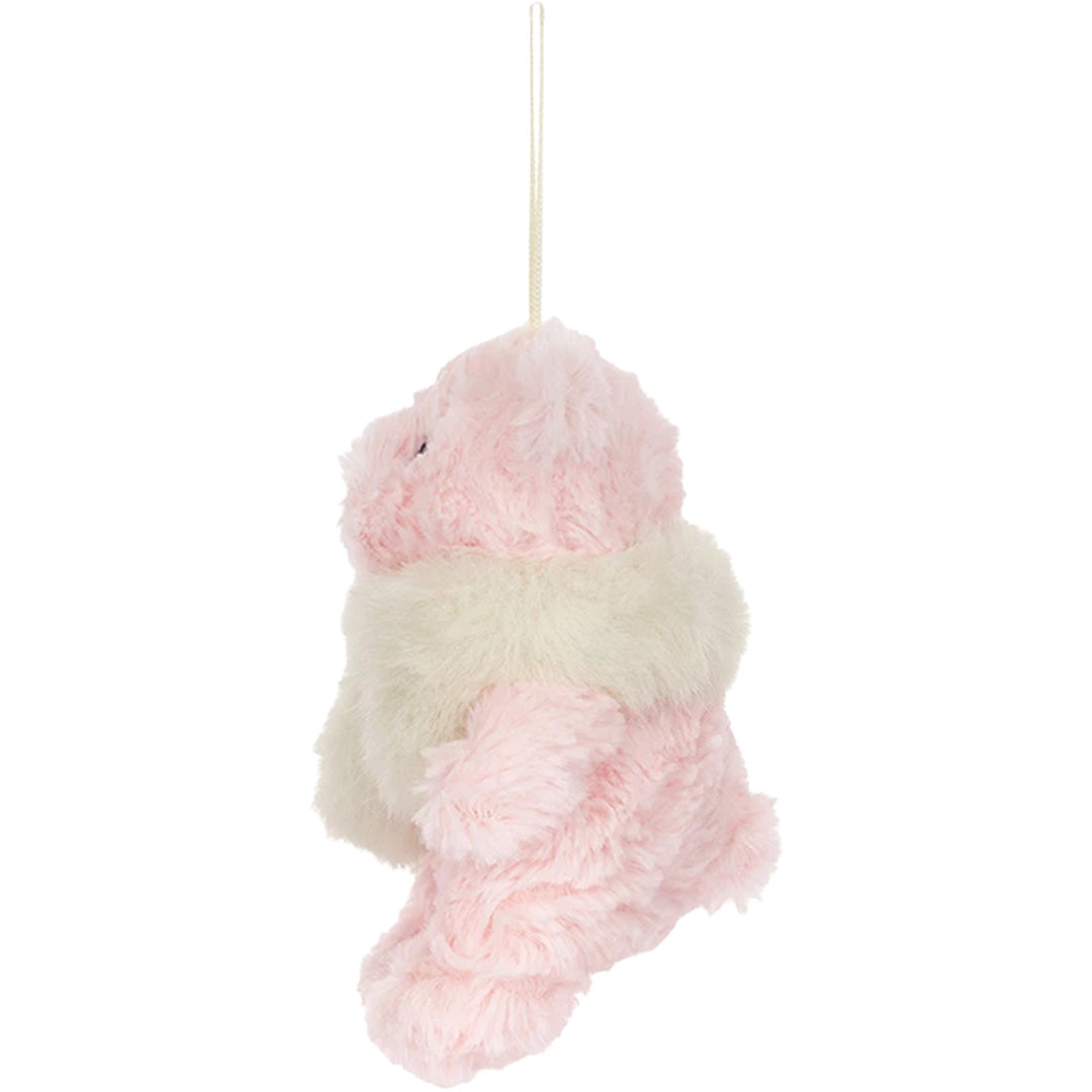 jellycat kersthanger leola bear winter warmer - 10 cm | BARL6D | 3