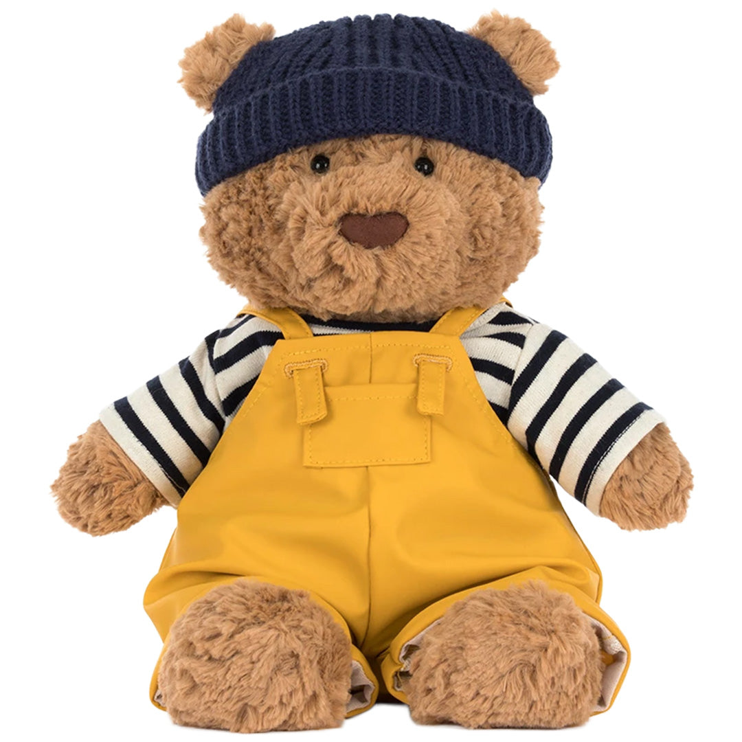 jellycat knuffelbeer bartholomew in zeemansoutfit - 26 cm | BARM2FM | 