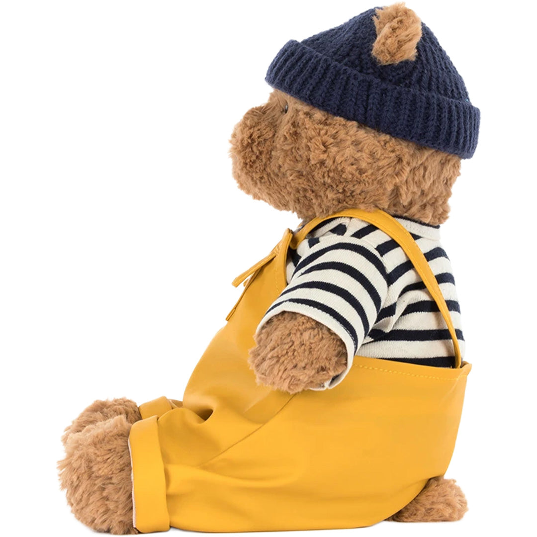 jellycat knuffelbeer bartholomew in zeemansoutfit - 26 cm | BARM2FM | 2