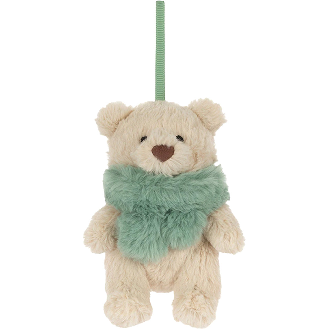 jellycat knuffelbeer bartholomew jr winter warmer - 10 cm | BARS6DEC | 2