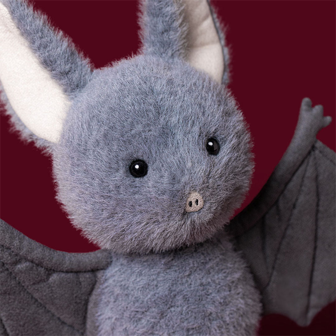 jellycat knuffelvleermuis broox - 22 cm | BAT3B | 2