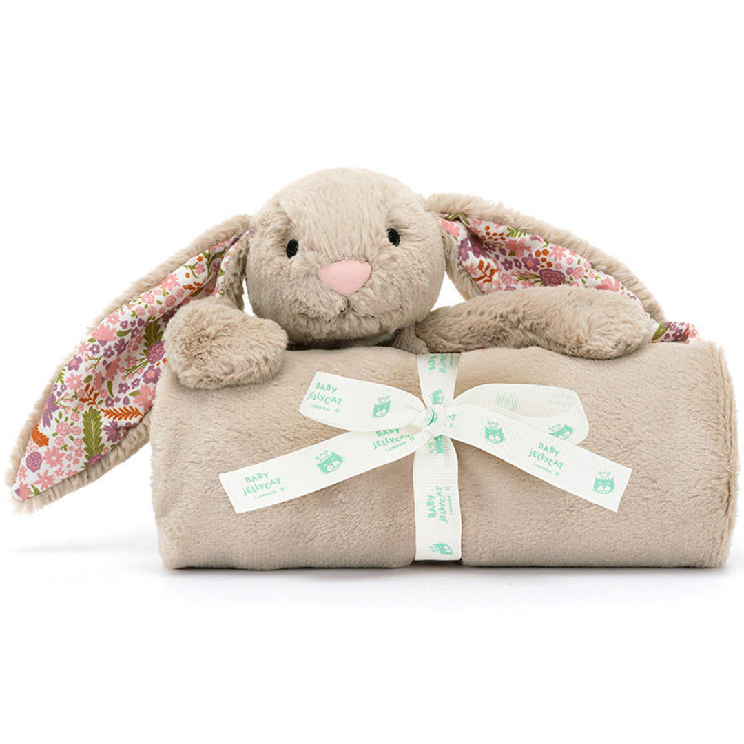 BLNK2BM | jellycat knuffeldekentje bashful konijn - beige - petal - 70x56 cm | 2