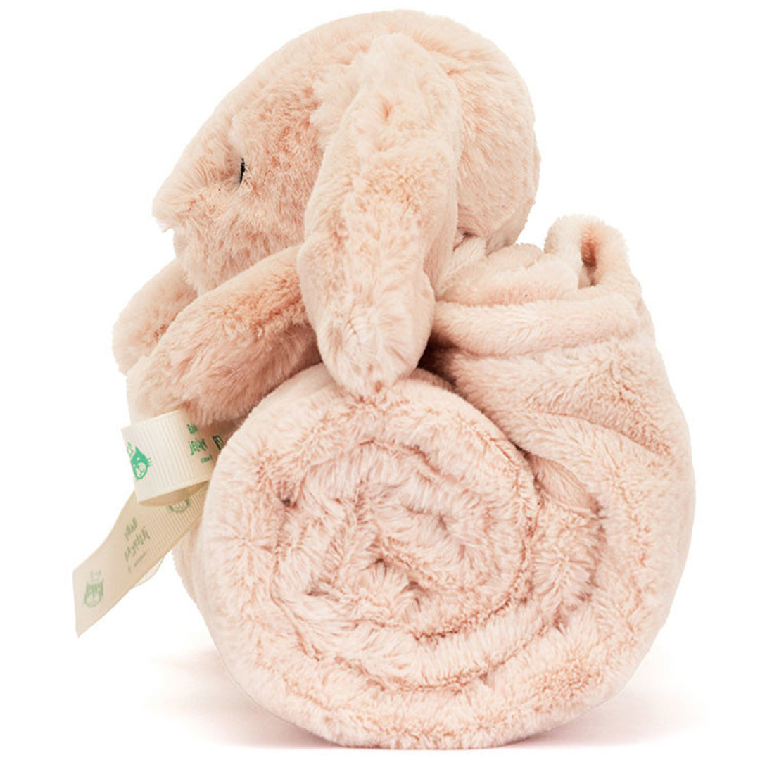 BLNK4BLU | jellycat knuffeldekentje bashful konijn - blush - 70x56 cm | 4