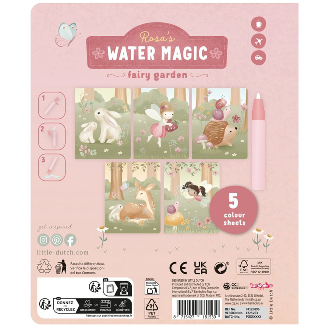 little dutch waterkleurboek - fairy garden | LDBT126896 | 6