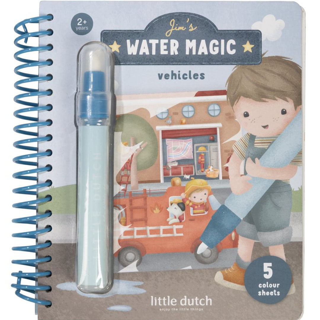 little dutch waterkleurboek jim - vehicles