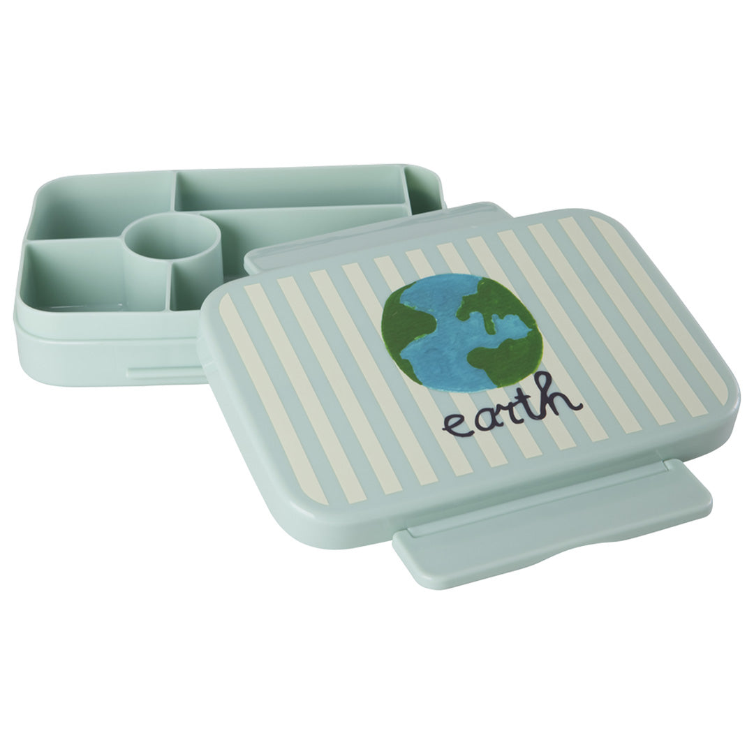 rice bento broodtrommel abc earth - blue | BXLUN-ABC | 