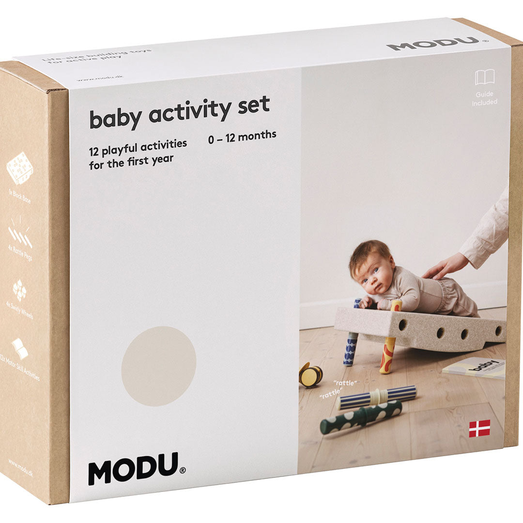 modu babyactiviteitenset - sand grey | M-ACT-BAB-SG-HY | 