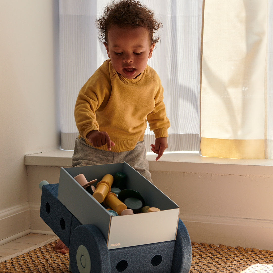 modu loopwagen 3-in-1 - deep blue | M-ACT-WAL-DB-SB | 2