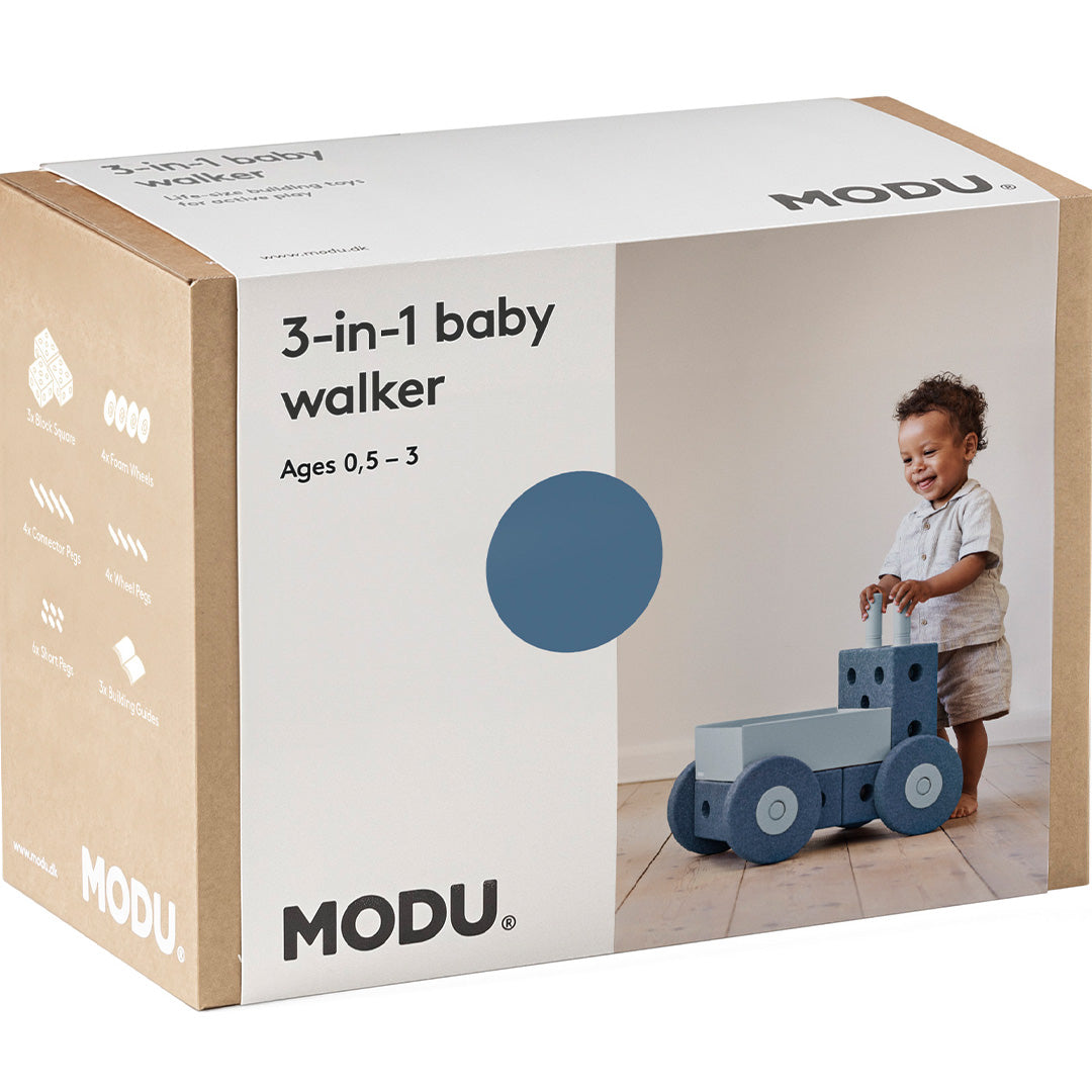 modu loopwagen 3-in-1 - deep blue | M-ACT-WAL-DB-SB | 