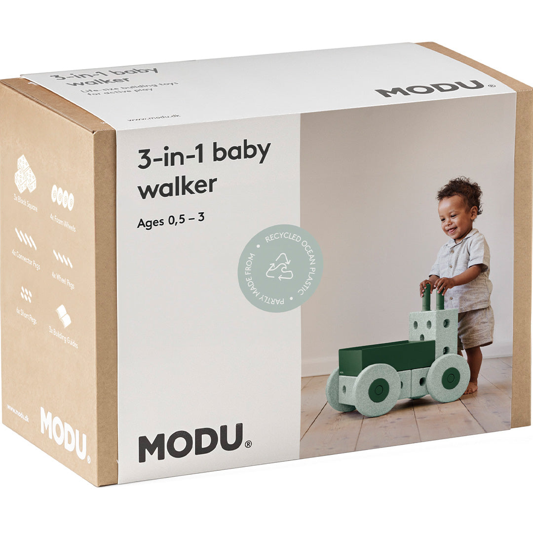 modu loopwagen 3-in-1 - ocean mint | M-ACT-WAL-OM-FG | 