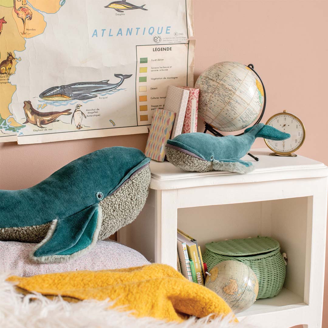 moulin roty knuffelwalvis tout autour du monde - 60 cm | 719041 | 2