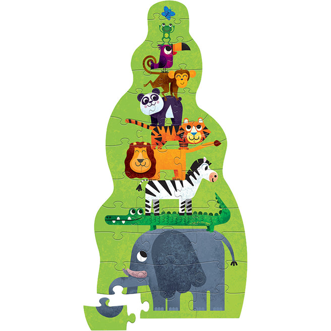 crocodile creek puzzel super duper tall -  jungle - 30st | CC40104 | 