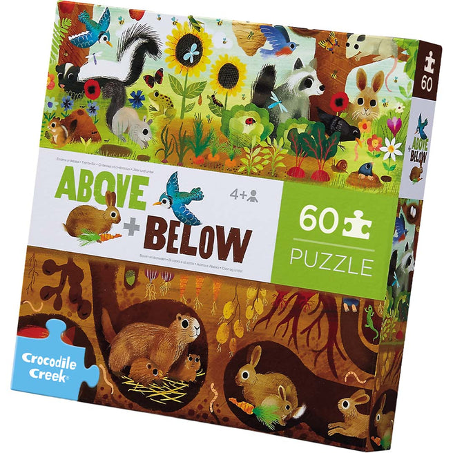 crocodile creek puzzel boven en beneden - backyard discovery - 60st