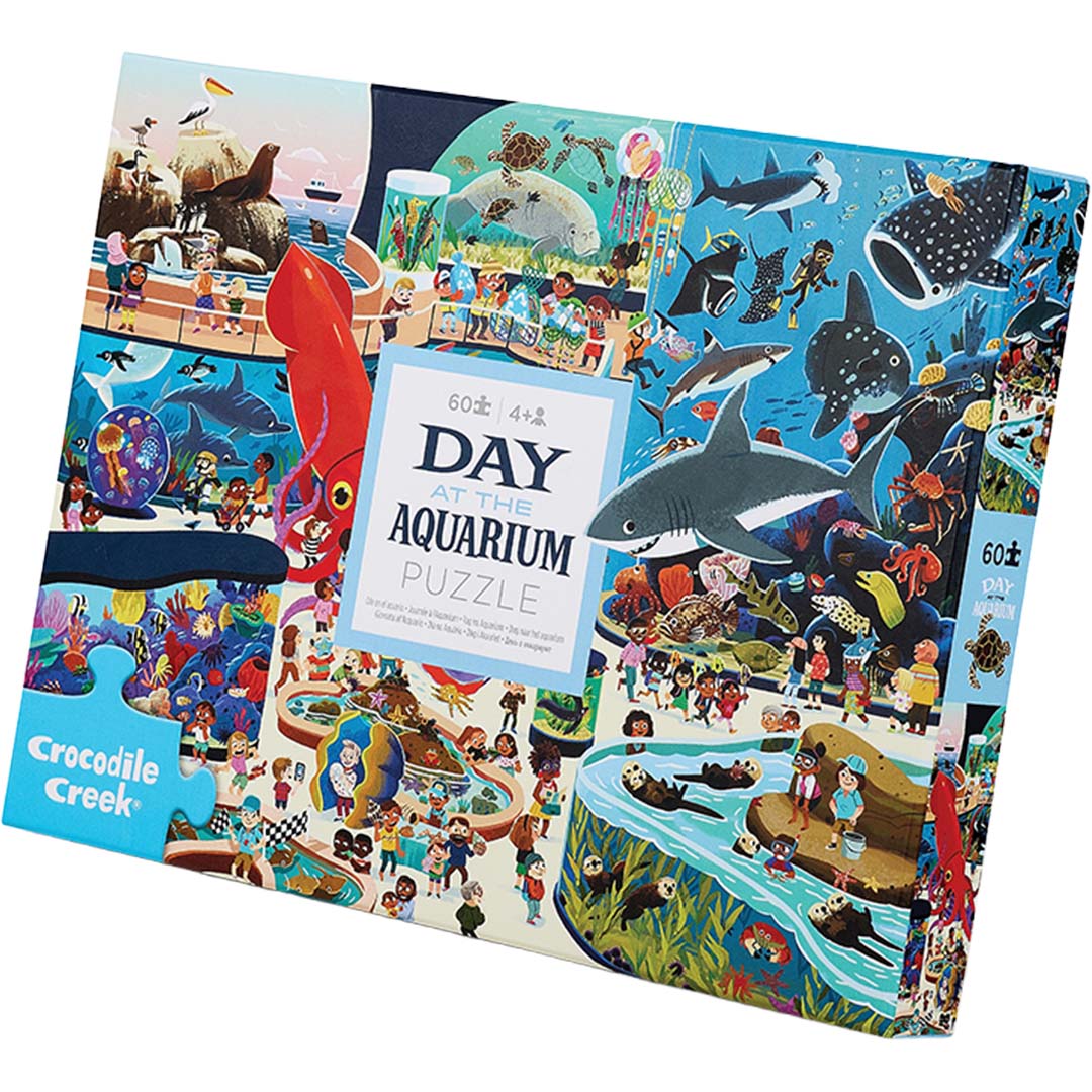 crocodile creek puzzel day at the aquarium - 60st | CC49212 | 