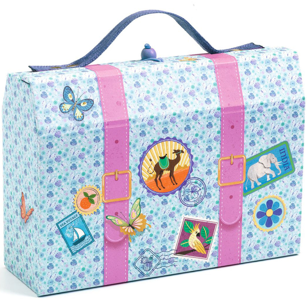 djeco stationary koffer marie - tropical garden | 4