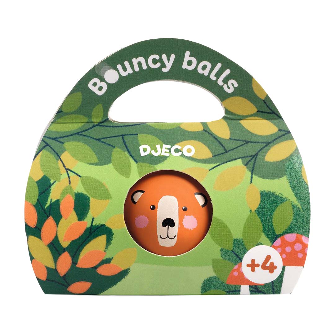 djeco stuiterbal wilde dieren - assorti | DJ00145 | 1