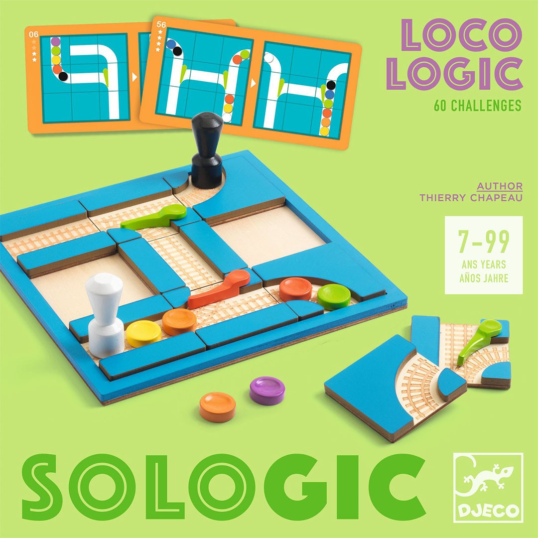 DJ00826 - djeco puzzelspel sologic - locologic | 2