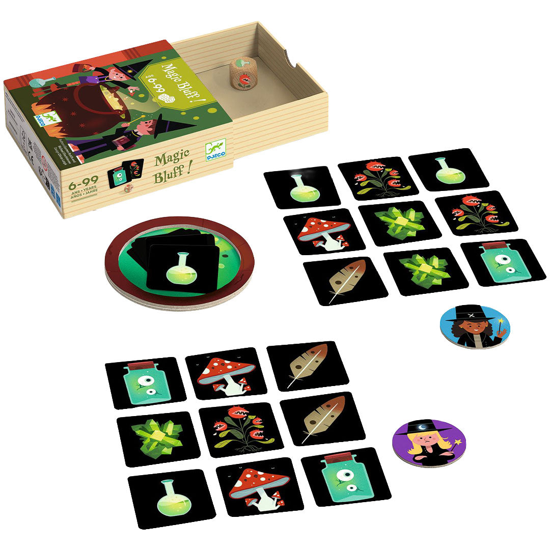 djeco kaart- dobbelspel magic bluff | DJ00832 | 1