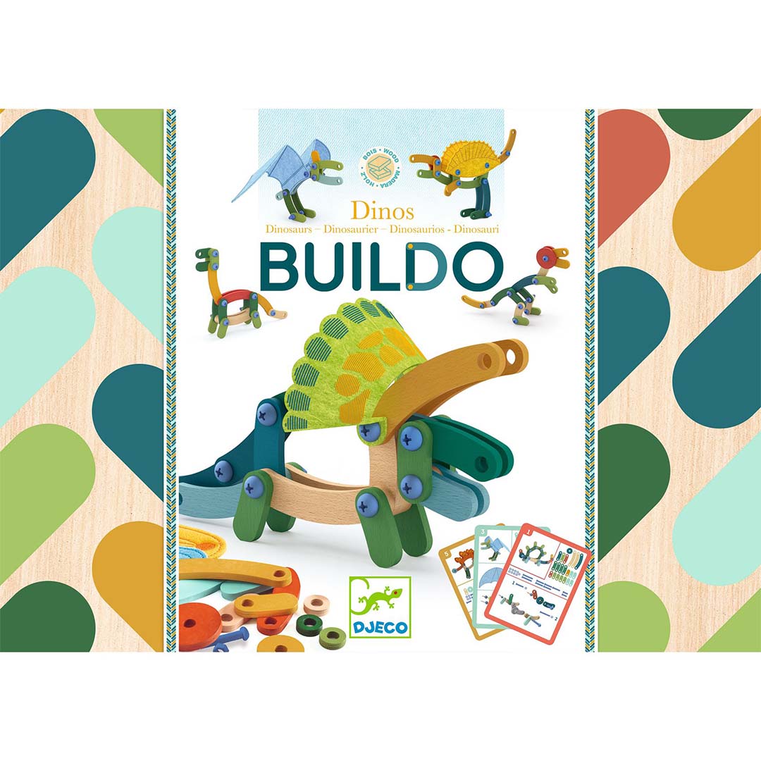 djeco bouwset buildo - dinosaurus | DJ00904 | 