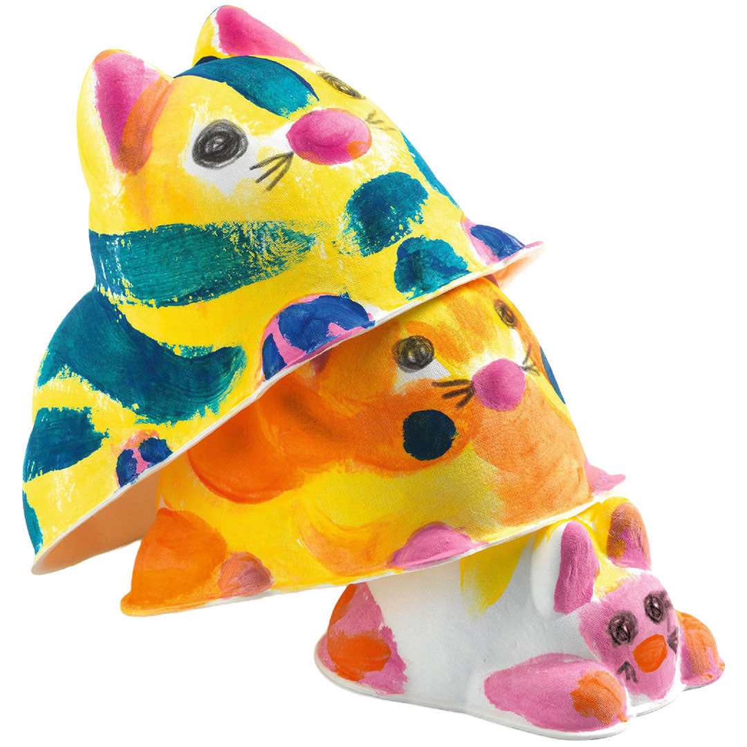 djeco knutselset vingerverf - trio of cats | DJ00961 | 3