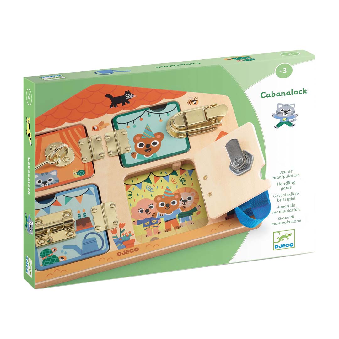 djeco slotenspel cabanalock